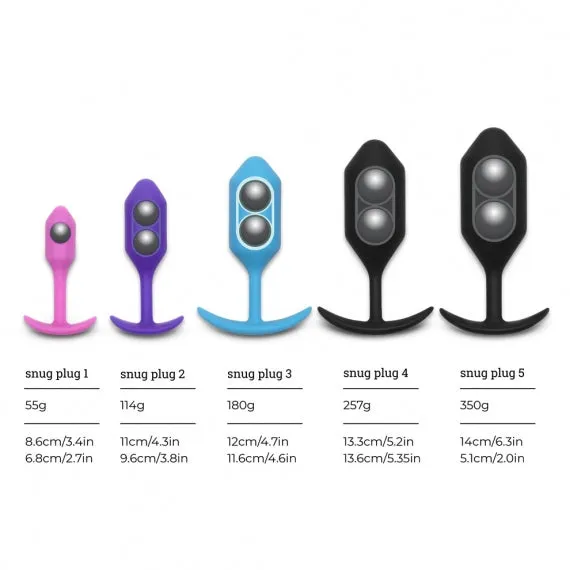 bVibe Snug Plug 4 Black BVIBE Anal