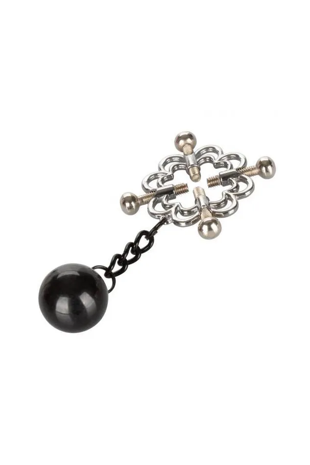 Cal Exotics Nipple Grips 4 Point Weighted Nipple Press Cal Exotics Female Sex Toys