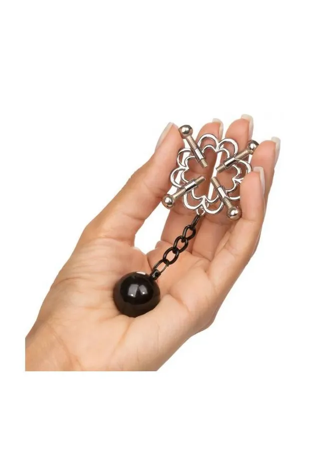 Cal Exotics Nipple Grips 4 Point Weighted Nipple Press Cal Exotics Female Sex Toys