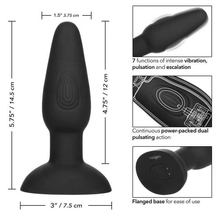 CALEXOTICS Anal Calexotics Bionic Dual Pulsating Probe