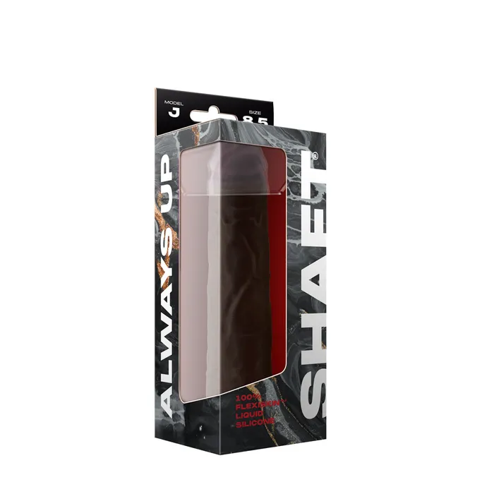 Dildos SHAFT Shaft Model J Liquid Silicone Dildo 85 Inch Mahogany