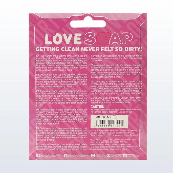 Dirty Love Soap Bar LavenderScented Shots America Vibrators