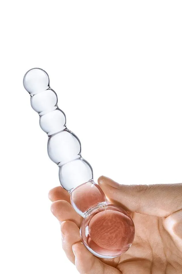 Electric Eel Dildos Gls Curved Beaded 5 Dildo Clear
