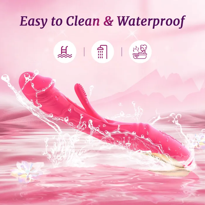 Female Sex Toys Amovibe Dildo Flapping Vibrator