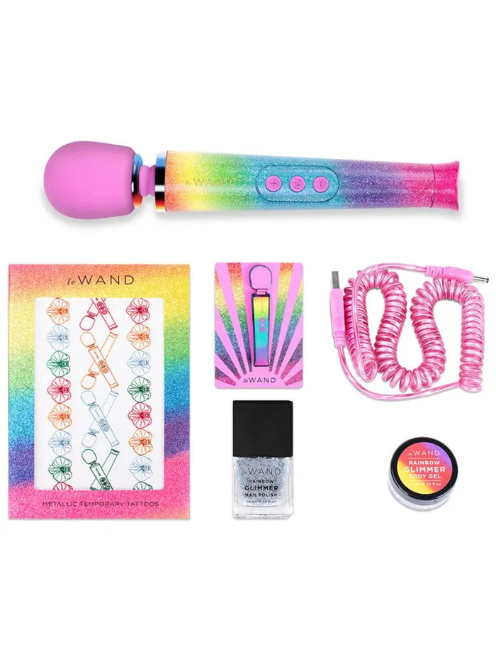 Female Sex Toys Le Wand Rainbow Ombre Wand Limited Edition