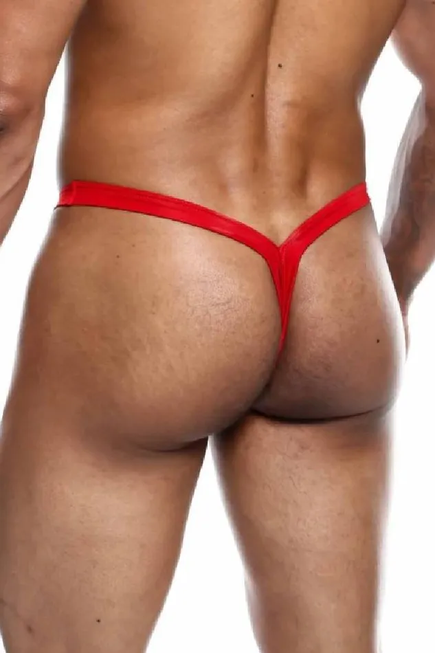 Male Basics Y Buns Thong Red MBL52 Male Basics Anal