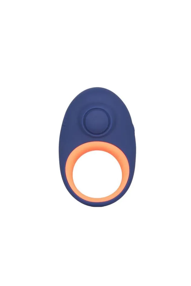 Male Sex Toys Cal Exotics Cal Exotics Link Up Verge Thumping Cock Ring Set Blue