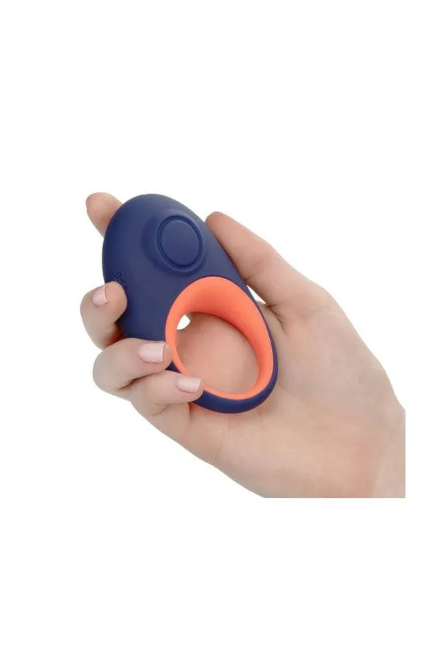 Male Sex Toys Cal Exotics Cal Exotics Link Up Verge Thumping Cock Ring Set Blue