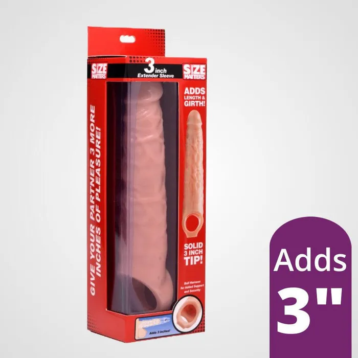 Male Sex Toys Size Matters Size Matters 3 Penis Extender Sleeve