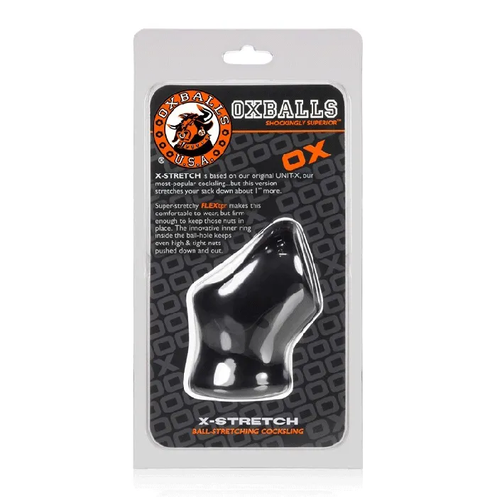OXBALLS Anal Oxballs X Stretch Cocksling Black