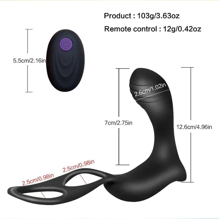 Remote Vibrating Butt plug The Anal Crawl Oxyshop Anal