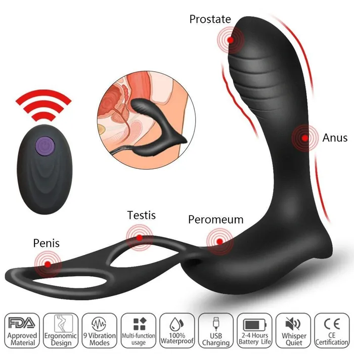 Remote Vibrating Butt plug The Anal Crawl Oxyshop Anal