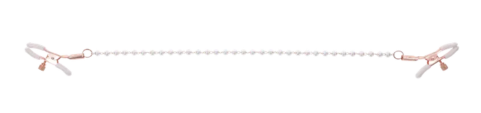 Sportsheets Nipple Clitoral Toys Peaches n Creame Pearl Nipple Clamps