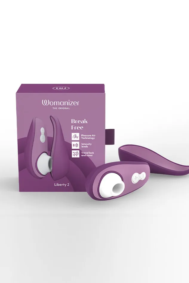 Womanizer Liberty 2 Travel Friendly Clitoral Stimulator Purple Womanizer Vibrators