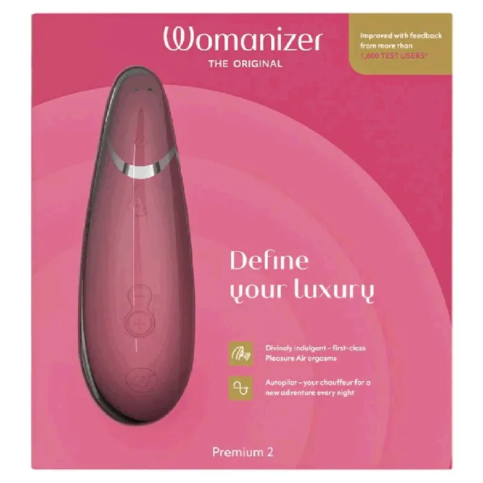 WOMANIZER Vibrators Womanizer Premium 2 Pleasure Air Raspberry