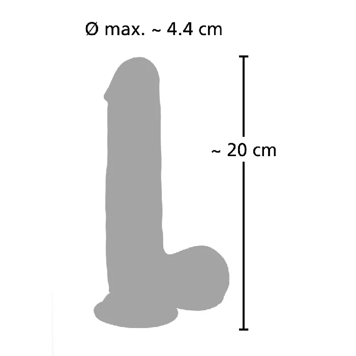 You2Toys Medical Silicone Dildo Vibrating and Rotating Light You2Toys Dildos